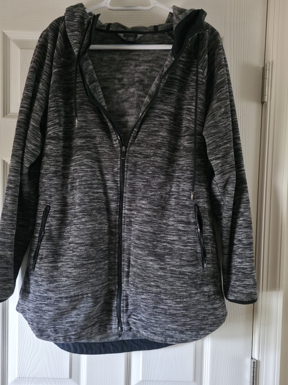 Eddie Bauer Women's Hooded Full-Zip Jacket - Gray Heather Size Large